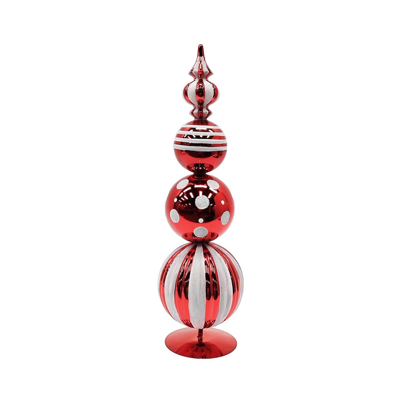 19.75" Peppermint Finial Ornament Tabletop Décor by Ashland®